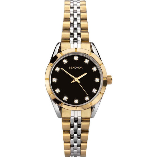 Sekonda Womens Analogue Classic Quartz Watch with Stainless Steel Strap 2891
